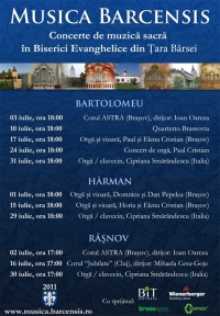 Festivalul Musica Barcensis 2011 in Biserica Evanghelica Rasnov