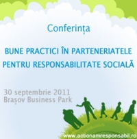 Conferinta “Bune practici in parteneriatele pentru responsabilitate sociala” la Brasov Business Park