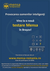 "Provocarea oamenilor inteligenti" testare Mensa