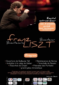Pianistul francez François Dumont intr-un recital extraordinar prilejuit de Bicentenarul Franz Liszt