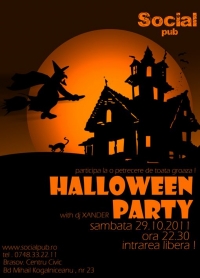 Halloween Party in Social Pub