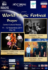 World Music Festival, 11-12 noiembrie, la Centrul Cultural Reduta