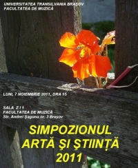 A VI-a editie a simpozionului si volumului colectiv Arta si Stiinta