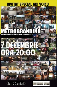 Proiectia filmului Metrobranding alaturi regizorul Adi Voicu in La Comitet