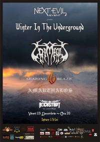 Winter In The Underground cu trupele Grimegod, Searing Blaze si Amarthalos in Rockstadt