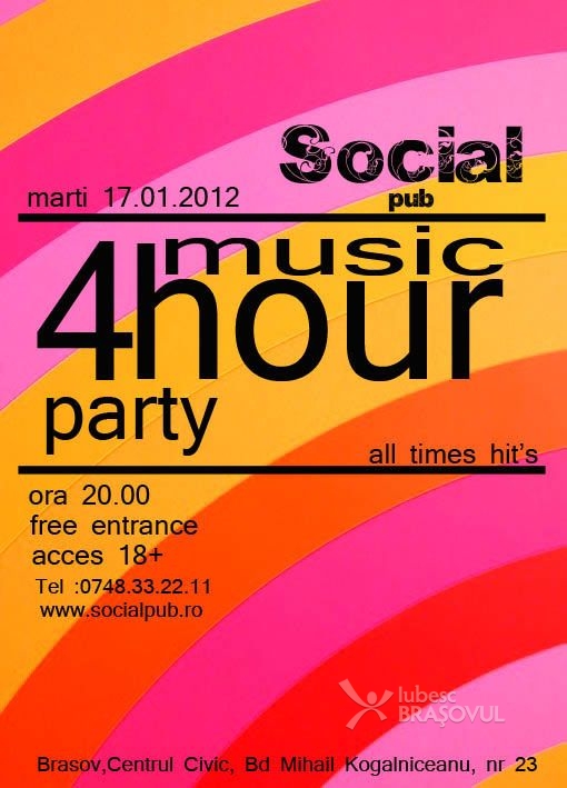 4 Hours Music Party @ Social Pub