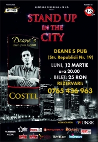 Costel face stand-up comedy in Deane's
