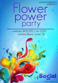 Flower Power party in Social Pub