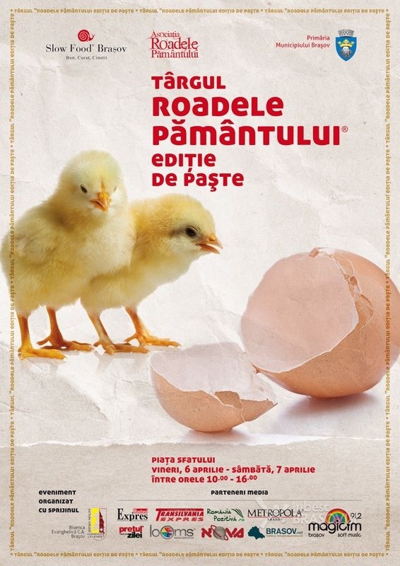 Targ Slow Food "Roadele Pamantului”, 6-7 aprilie 2012, in Piata Sfatului