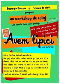 Workshop de colaje (din cuvinte cheie ca de şantaj)