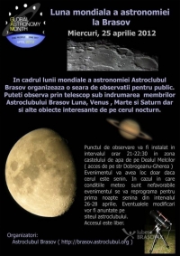 Observatii astronomice pentru toti alaturi de Astroclubul Brasov