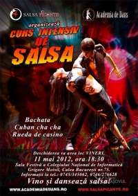 Curs intensiv de salsa incepand din 11 mai