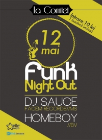 Funk Night Out with Dj Sauce & Homeboy in La Comitet