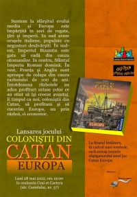 Lansarea jocului Colonistii din Catan Europa la Brasov