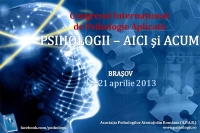 Congresul Internaţional de Psihologie aplicată "Psihologii - Aici şi Acum", ediţia a II-a