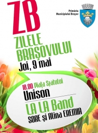 Zilele Brasovului: Concert a corului Unison, Lala Band -  Sore Mihalache si Alina Eremia