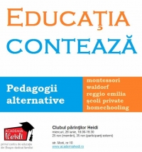 Educaţie tradiţională sau alternativă? La stat sau la privat?