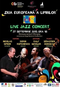 Concert de jazz cu ocazia Zilei Europene a Limbilor