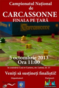 Finala Campionatului Național de Carcassonne 2013