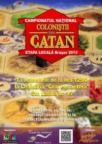 Campionatul Național de Catan - etapa locală Brașov 2013