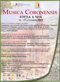 Festivalul Musica Coronensis, ediţia a XI-a