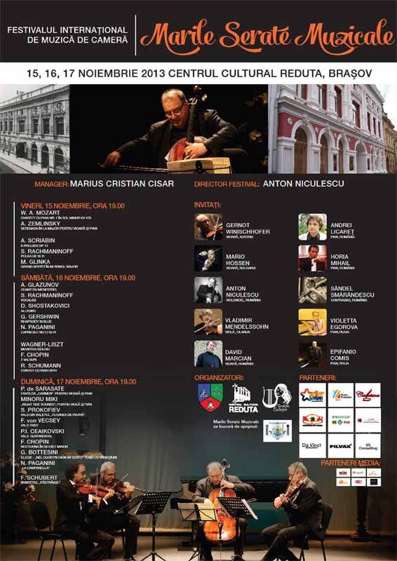 Festivalul Internaţional de Muzică de Cameră "Marile Serate Muzicale" 2013