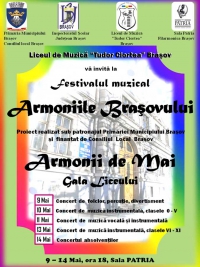Armonii de Mai - Gala Liceului de Muzică "Tudor Ciortea", 9 -14 mai 2014