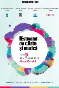 Festivalul de carte şi muzică, ediţia a III-a, în Piaţa Sfatului