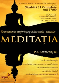 VOPUS - Conferinţă publică despre Meditaţie