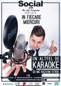 Un altfel de Karaoke! cu Răzvan Stroe @ Social Pub (18.03.2015)