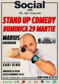 Stand Up Comedy cu Marius Gheorghiu @ Social Pub