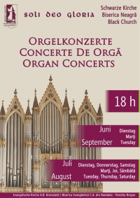 Organistul american William Wilson în concert la Biserica Neagră