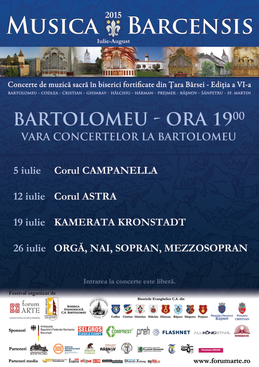 Kamerata Kronstadt în concert la Musica Barcensis