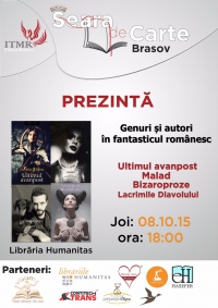 Seara de Carte Brașov – Genuri și autori în fantasticul românesc