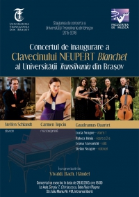 Concert de inaugurare a Clavecinului Universităţii "Transilvania" din Braşov