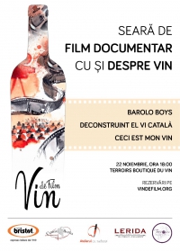 Vin De Film - documentare premiate cu savurare de vinuri catalane și italiene |