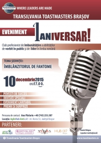 Transilvania Toastmasters - Eveniment aniversar