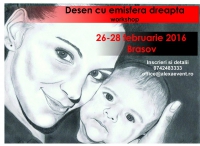 Desen cu emisfera dreapta – workshop Brasov