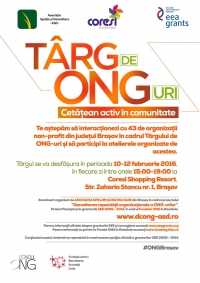 Brasovenii sunt invitati să viziteze standurile a 43 de ONG-uri din Brasov la Târgul de ONG-uri