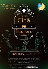 ,,Cină pe întuneric''