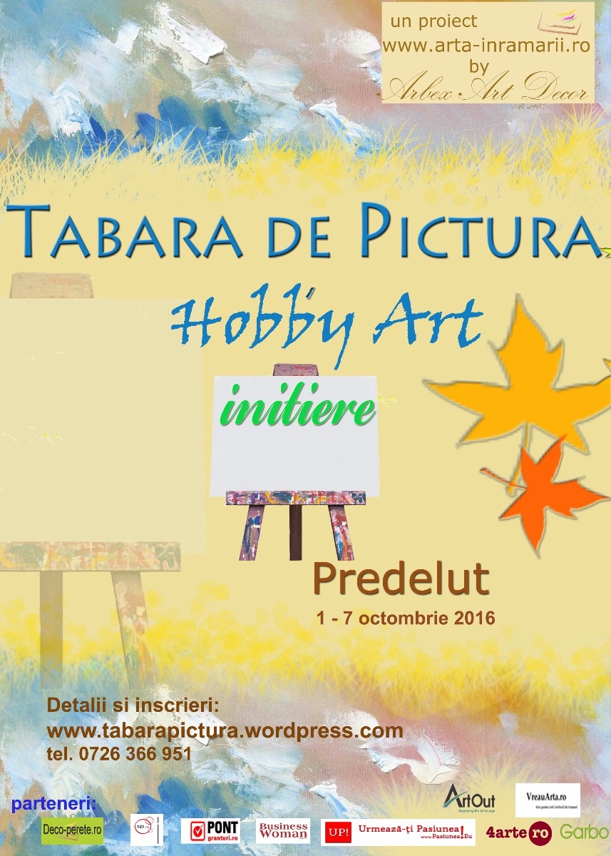 Tabara de pictura Hobby Art pentru adulti 2016 - nivel initiere