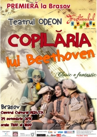 Spectacol de teatru pentru copii ”Copilăria lui Beethoven”