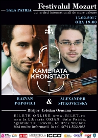 Doi mari artisti in Festivalul Mozart Brasov