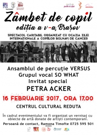 Concert caritabil "Zâmbet de copil", ediția a V-a