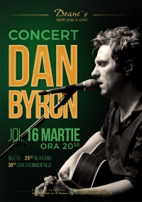 Dan Byron solo pe 16 Martie, la Deane's Irish Pub