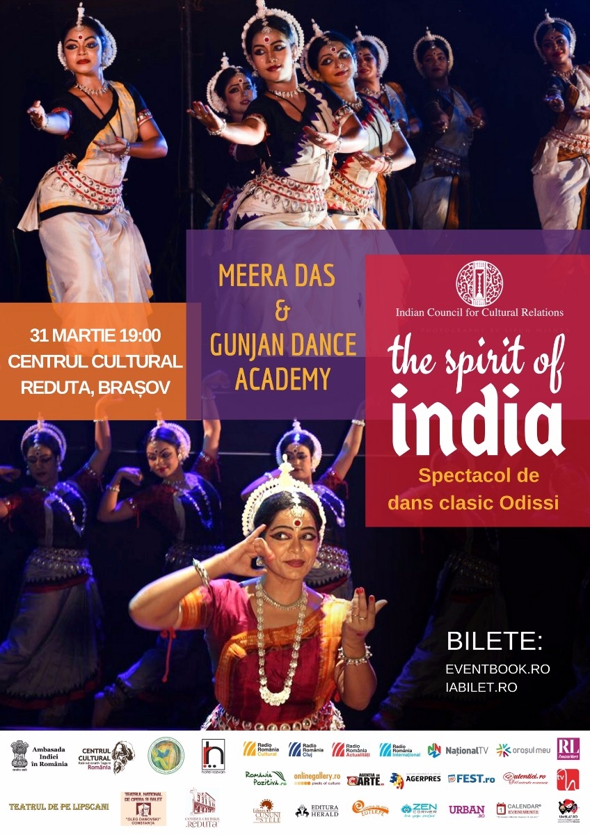 Spectacol de dans clasic "The Spirit of India"