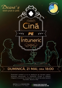 Cina pe intuneric - Eveniment caritabil