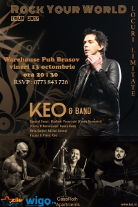 KEO & Live Band ( Special Guest-Vladimir Pocorschi )