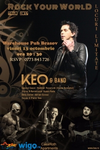 KEO & Live Band ( Special Guest-Vladimir Pocorschi )