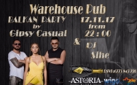 Balkan Party by Gipsy Casual at Warehouse Pub